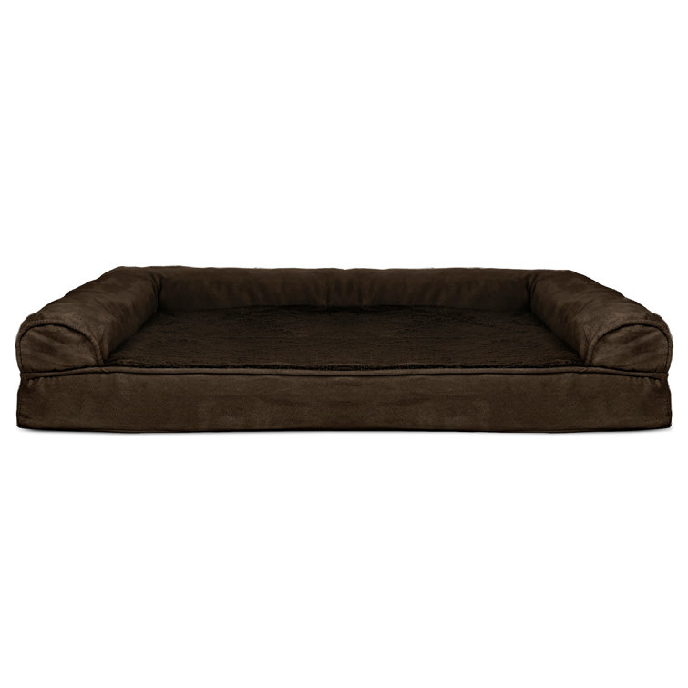 Furhaven plush & suede orthopedic sofa dog on sale & cat bed